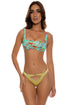 Luli Fama Il Mare Reversible High Leg Peek A Boo Ring Bottom